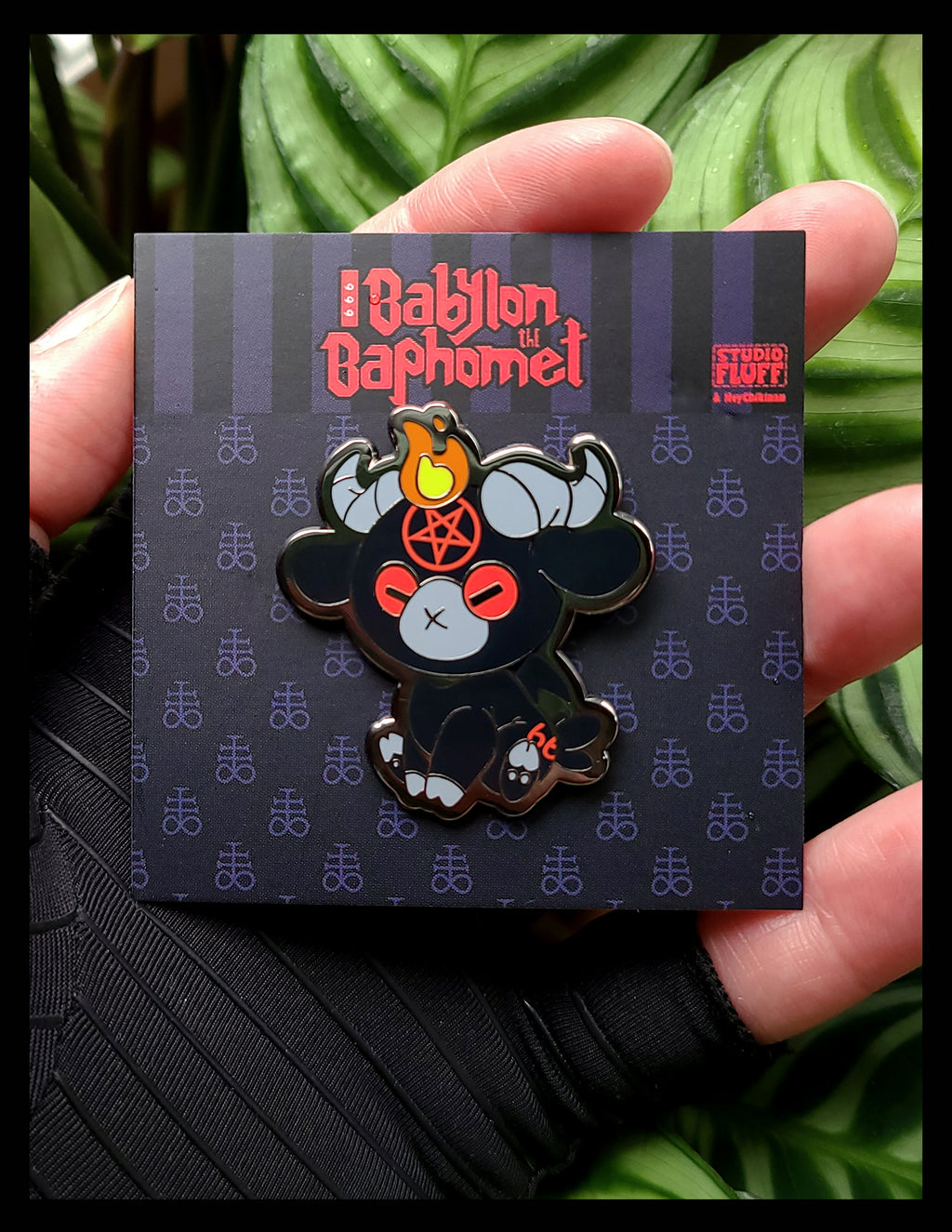 Baphopets - Babylon the Baphomet Enamel Pin