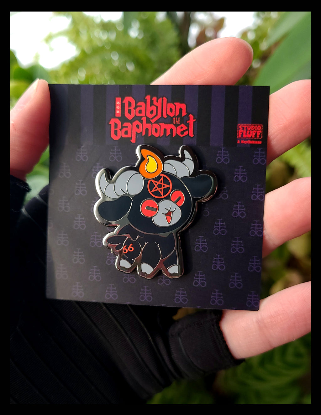 Baphopets - Babylon the Baphomet Enamel Pin