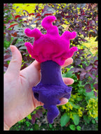 Fire Badger Plush Keychain