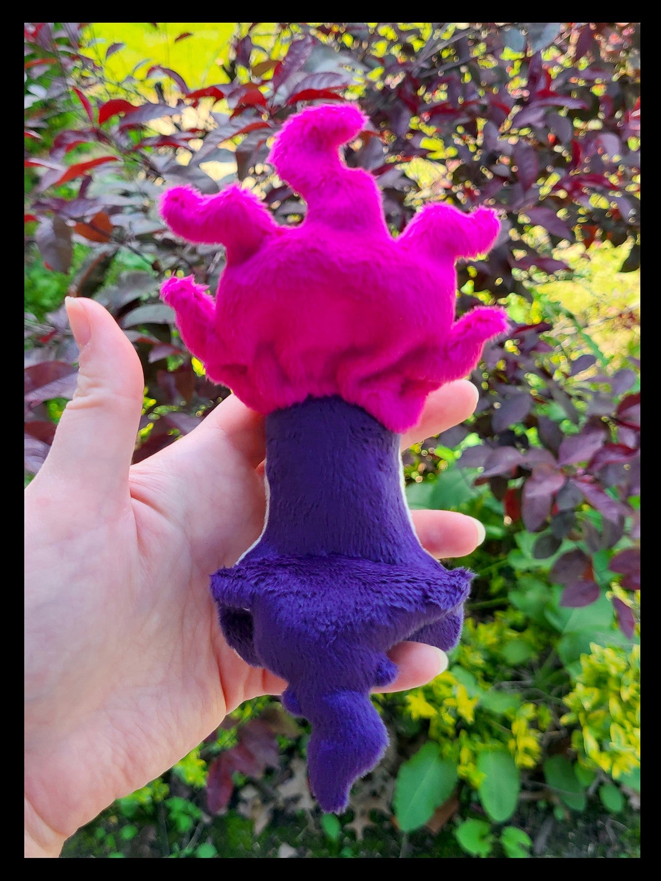 Fire Badger Plush Keychain