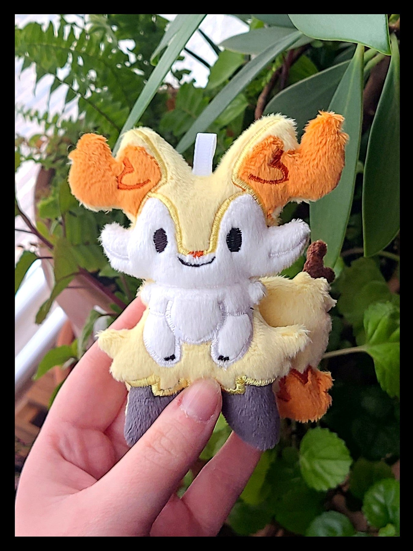 Flame Fox Plush Keychain
