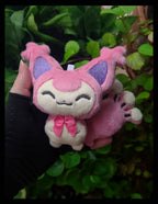 Sweet Kitty Plush Keychain
