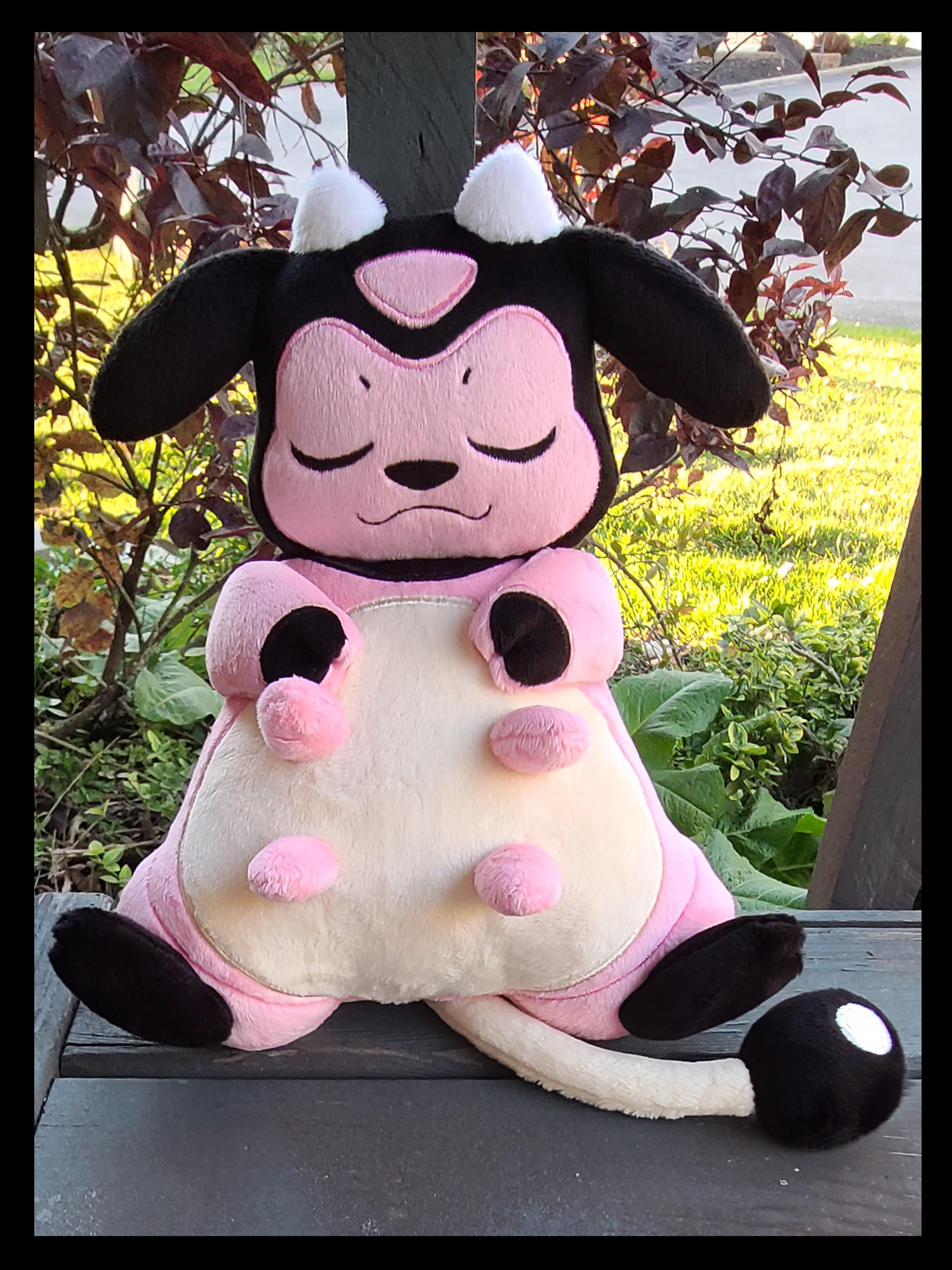 Custom Sleepy Moo Moo Plush