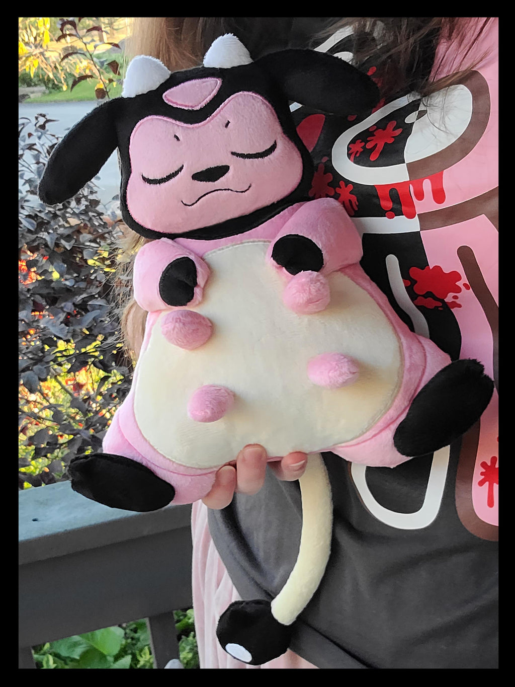 Custom Sleepy Moo Moo Plush