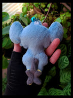 Zap Cat Plush Keychain