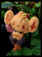 Zap Cat Plush Keychain